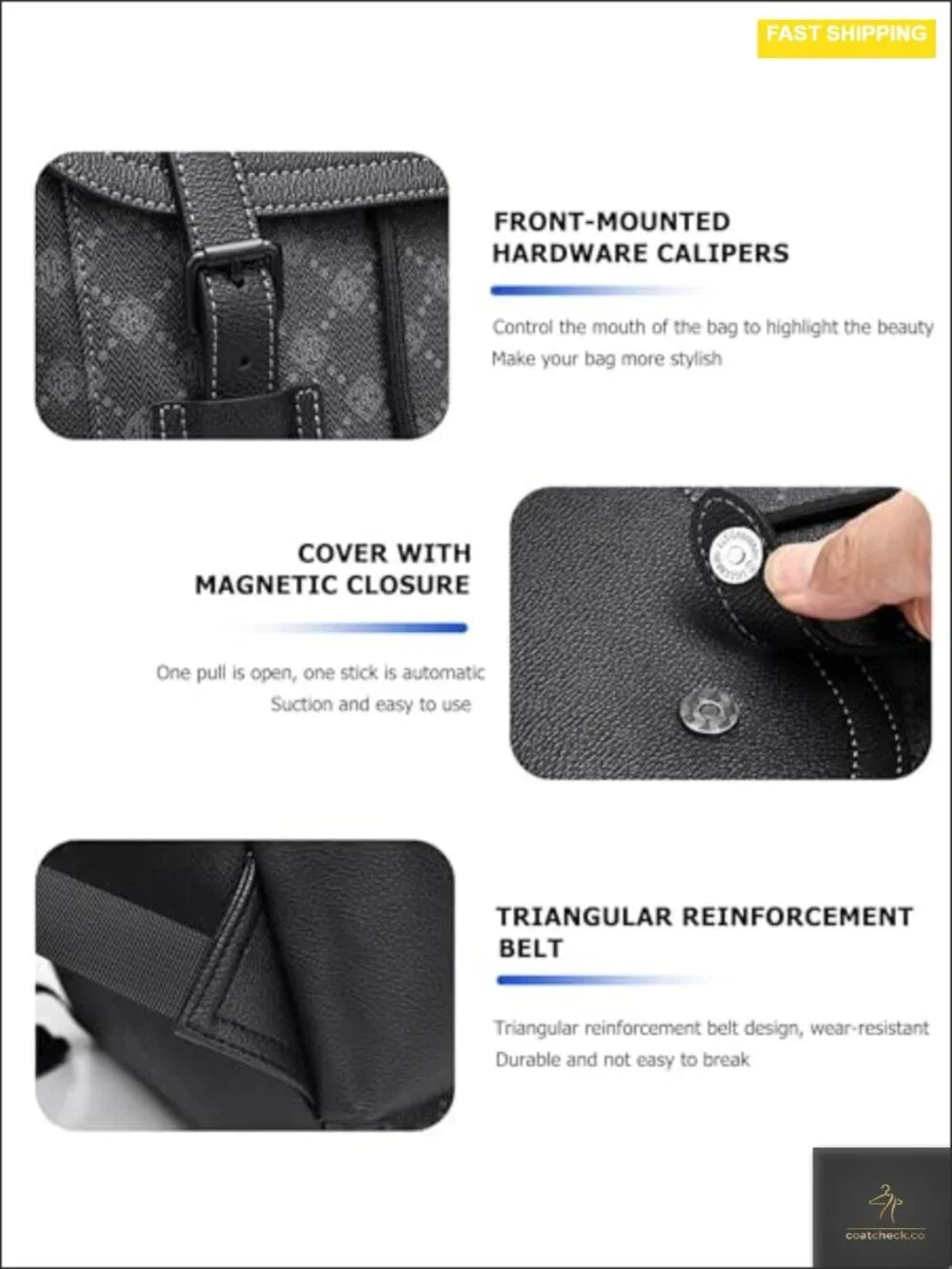 Waterproof Anti Theft Laptop Backpack, 15.6 in Travel Business Bag